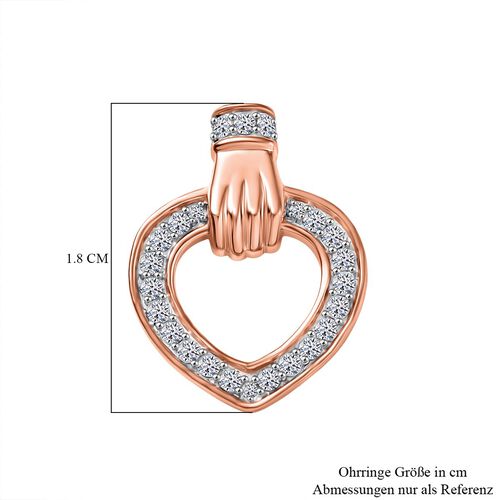 Lab Grown Diamant SI Ohrringe 925 Silber ca. 0,50 ct. image number 5