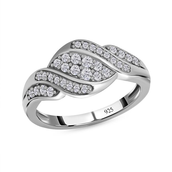 Wei&szlig;er Diamant-Ring - 0,33 ct. image number 3