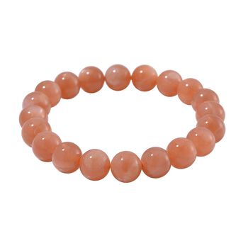 Pfirsich Mondstein flexibles Armband ca. 150.00 ct