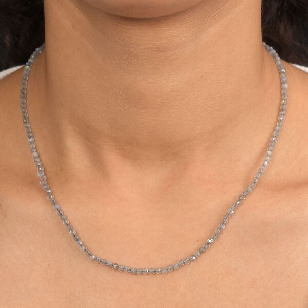 Labradorit 50cm Halskette - 30 ct. image number 3
