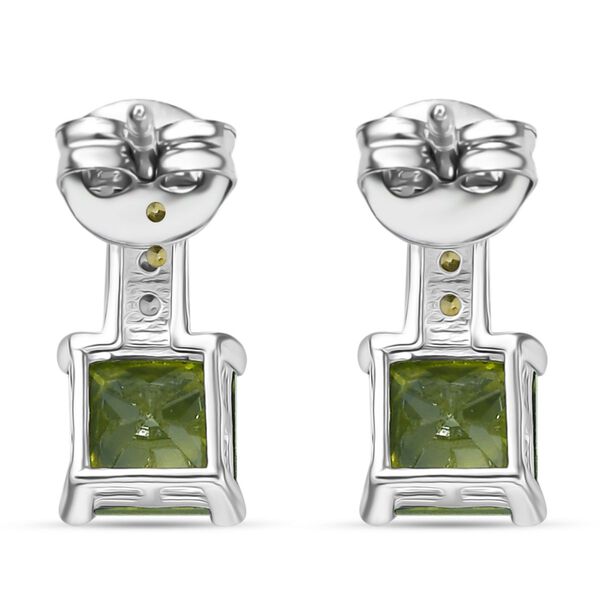 LUSTRO STELLA Peridot Zirkonia Ohrringe image number 5
