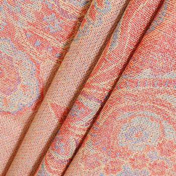 100% Viskose Paisley-Schal, Beige