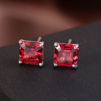 D'Joy Labor Padparadscha Saphir Ohrringe - 4,72 ct.