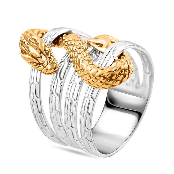 Royal Bali Kollektion- Drachen Ring im Stacking-Stil image number 3