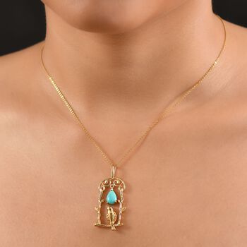 D'Joy AA Sleeping Beauty T&uuml;rkis Anh&auml;nger - 1,15 ct.