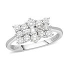 ILIANA Diamant zertifiziert SI G-H Ring 750 Weißgold (Größe 18.00) ca. 1,00 ct