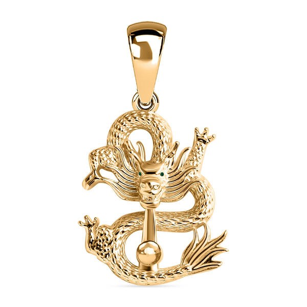 Royal Bali Kollektion - Drachen Anhänger in 375 Gold image number 0