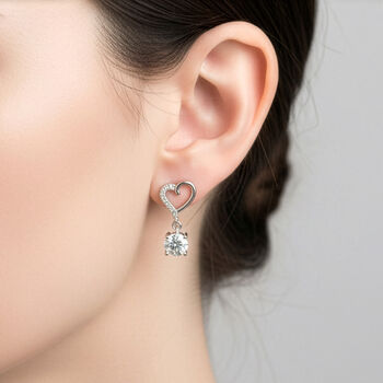 EVER TRUE Moissanit Ohrringe Nickelfreies Messing ca. 1,67 ct.