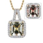 AAA Turkizit, Weißer Diamant Schmuckset ca. 50 cm 585 Gold ca. 3,78 ct.