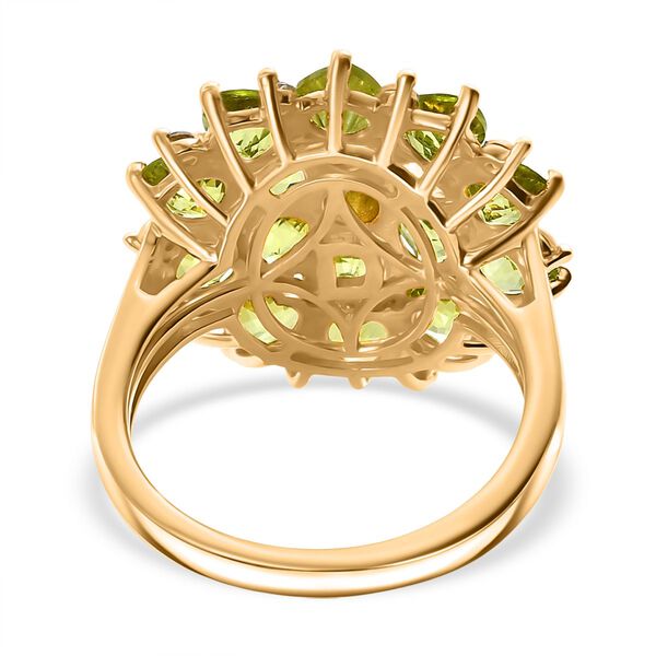 D&rsquo;Joy Peridot und Zirkon Ring - 4,88 ct. image number 6