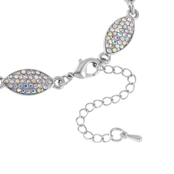 Mehrfarbiger Kristall Armband, ca. 20 cm