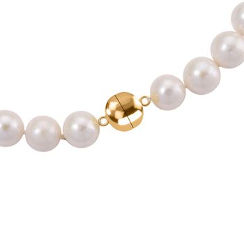 AA wei&szlig;e Edison (11-13mm) Perle Halskette, 50cm