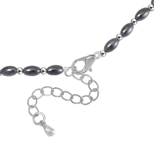 Pfaufarbene Muschelperle Halskette ca. 50cm + 5cm Extender, Standard image number 5