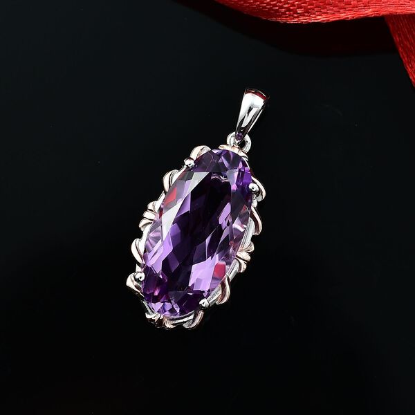 AA Rose De France Amethyst Anhänger - 8,31 ct. image number 2