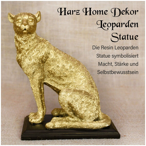 Harz Home Dekor, Leopard image number 4