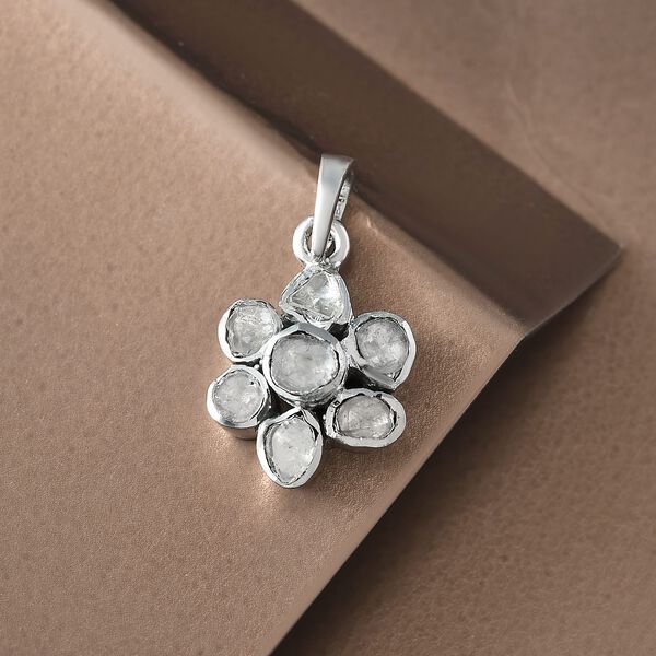 Polki Diamant Anh&auml;nger - 0,33 ct. image number 3