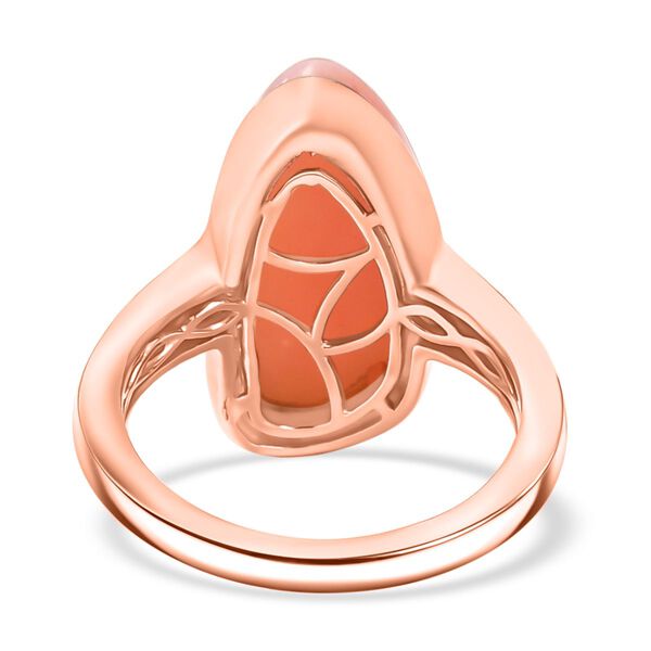 AA Vinicunca-Peruanischer Opal Ring, 925 Silber 750 ros&eacute;vergoldet (Gr&ouml;&szlig;e 20.00) ca. 6.26 ct image number 5