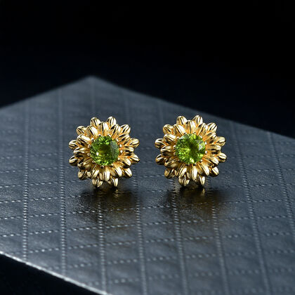 EVER TRUE Peridot Ohrringe Nickelfreies Messing ca. 1,24 ct.