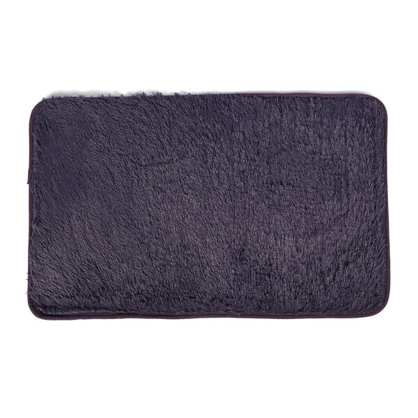 3er-Set Bad-Kollektion, extra weicher Duschvorleger 50x80 cm, WC-Vorleger 40x50 cm, WC-Deckel, dunkel Lila image number 3