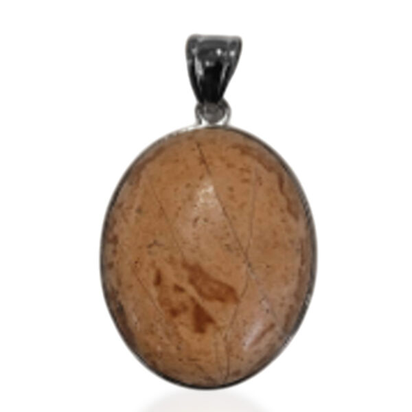 Fancy Orange Jaspis Anhänger - 72 ct. image number 0