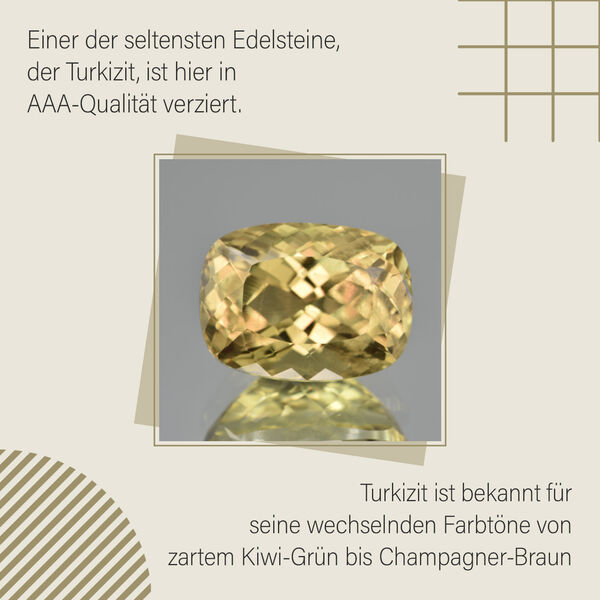 Sternchen AAA Turkizit und Zirkon Halo-Ohrstecker- 1,43 ct. image number 7