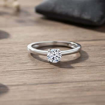 LUXURIANT VS-EF Labor Rund Diamant Ring - 0,50 ct.