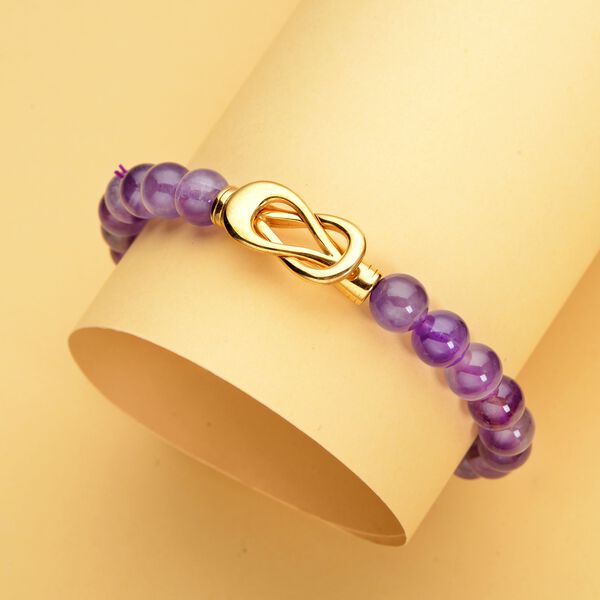 Afrikanisches Amethyst-Armband, 20 cm - 112,50 ct. image number 2