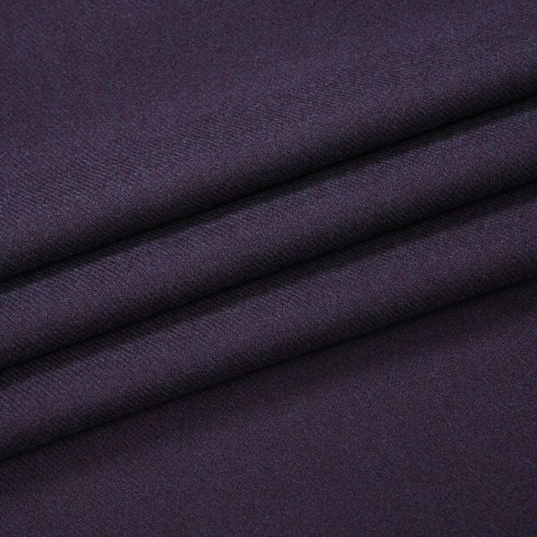 Eleganter doppelseitiger Schal mit Fransen, 68x180cm, Marineblau image number 6