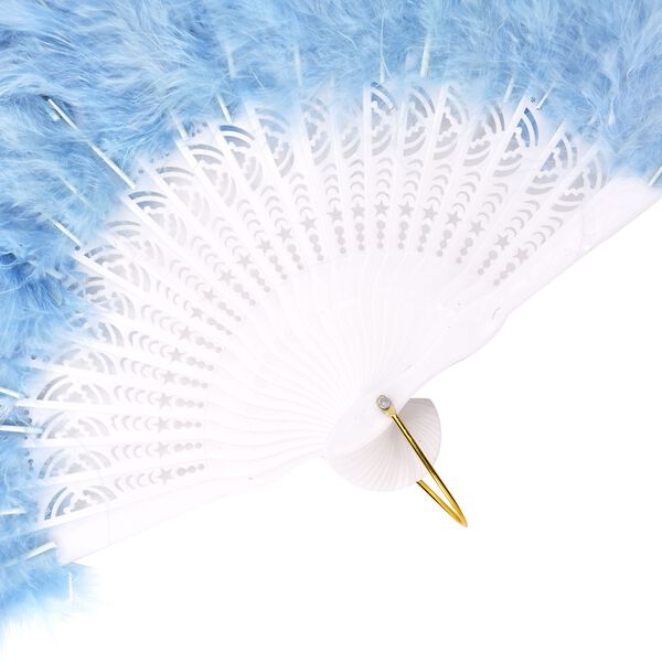 20iger Style Federf&auml;cher, wei&szlig; image number 4