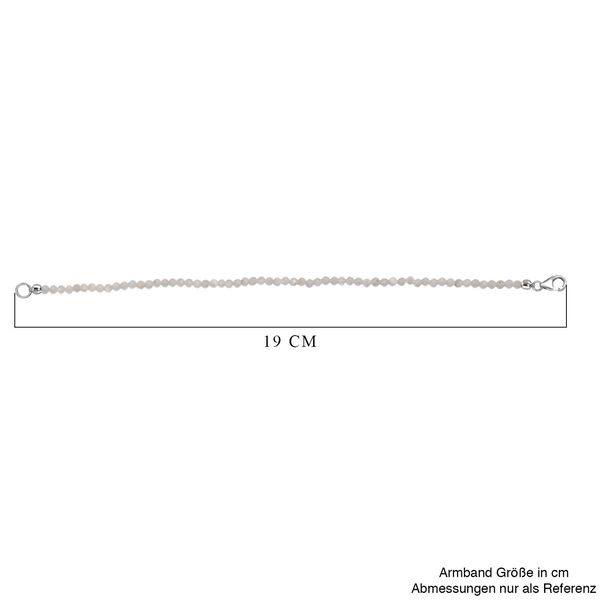 Weißes Mondstein 19cm Armband - 15 ct. image number 5