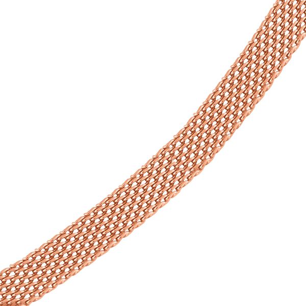 Garibaldi Halskette, ca. 50cm + 5 cm Extender, ca. 6,50g, roséfarben image number 3