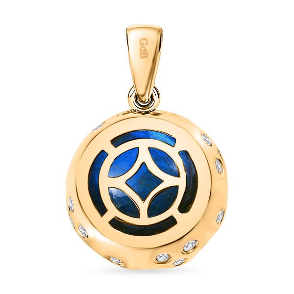 Labradorit und Zirkon Anh&auml;nger - 6,10 ct. image number 6