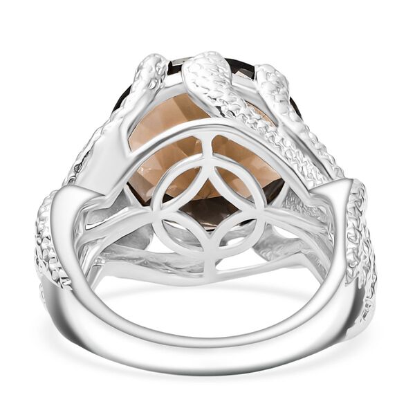 Rauchquarz Ring Messing (Gr&ouml;&szlig;e 20.00) ca. 9,37 ct image number 6