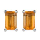 Salamanca Feueropal-Ohrringe, 925 Silber platiniert ca. 0,40 ct