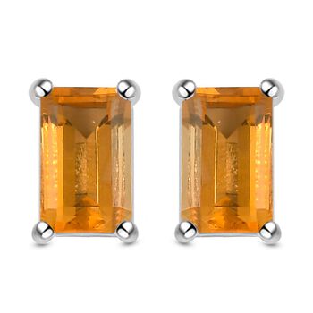 Salamanca Feueropal-Ohrringe, 925 Silber platiniert ca. 0,40 ct