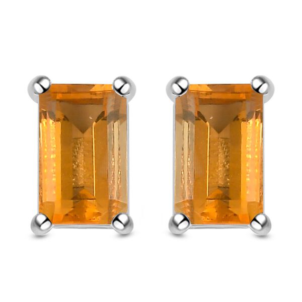 Salamanca Feueropal-Ohrringe, 925 Silber platiniert ca. 0,40 ct image number 0