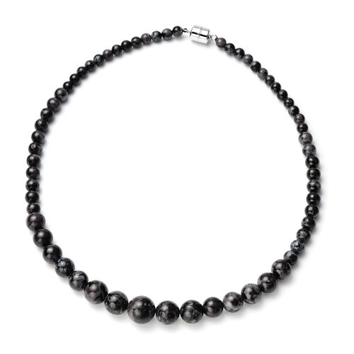 Indigo Gabro Halskette ca.50 cm 925 Silber rhodiniert 278,00 ct image number 0