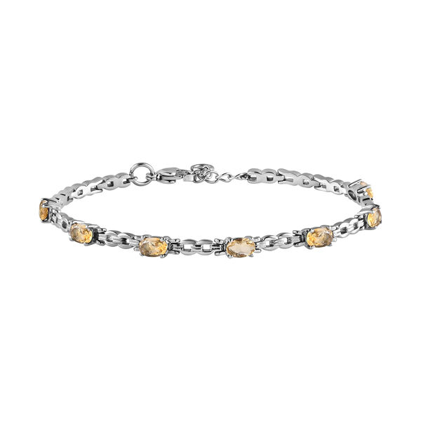 Citrin Armband, ca. 18 cm Edelstahl ca. 2.92 ct image number 0