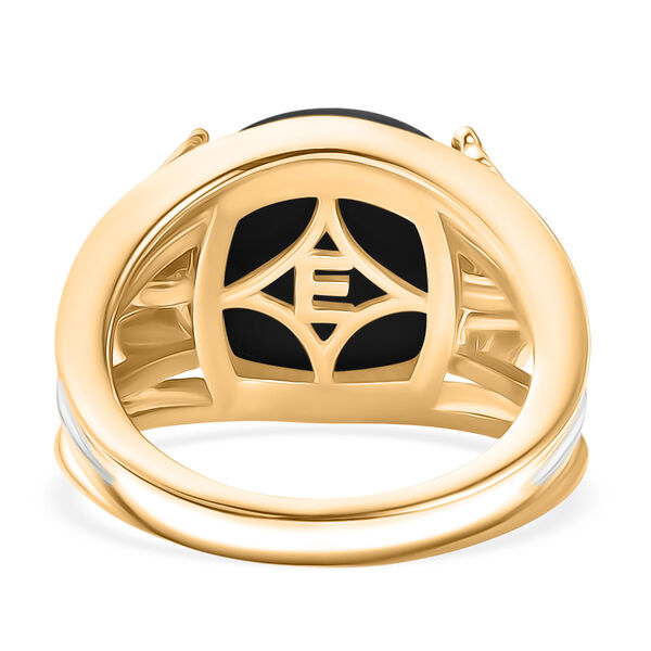 EVER TRUE AAA Labradorit Ring Nickelfreies Messing Zweifarbige Beschichtung (Gr&ouml;&szlig;e 16.00) ca. 8,50 ct image number 5