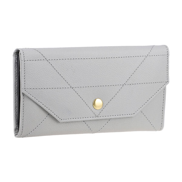 Echtleder Geldb&ouml;rse, RFID gesch&uuml;tzt, Grau image number 5