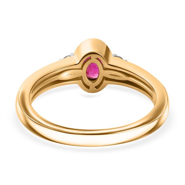 Afrikanisches Rubin und Moissanit-Schmuckset - 1,05 ct. image number 6