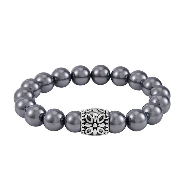 Terahertz  Armband Flexibles Schwarz oxidiert ca. 115.00 ct