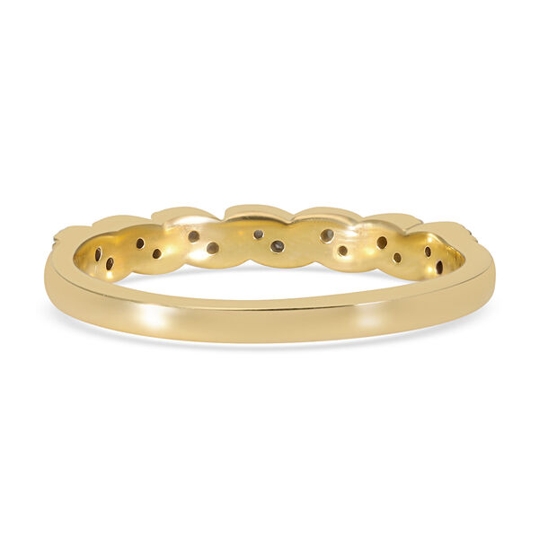 Diamant Ring 925 Silber vergoldet  ca. 0,10 ct image number 5