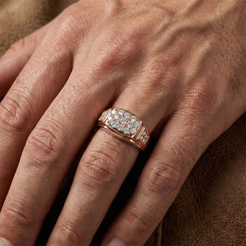 EVER TRUE Moissanit Ring Nickelfreies Messing (Gr&ouml;&szlig;e 19.00) ca. 0,79 ct