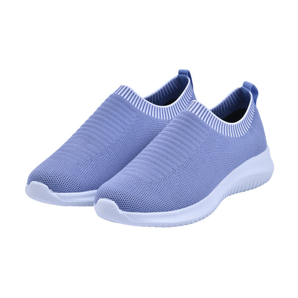 Sportliche Slip-On-Sneaker, Größe 37, Blau image number 0