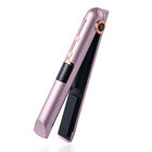 Kabelloses Mini-Glätteisen mit wiederaufladbarer Batterie, Abmessung 25x4,1 cm, Roségold