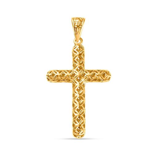 Kreuz-Anhänger in 916 Gold image number 0