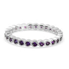 LUSTRO STELLA - Amethyst Zirkonia-Ring, 925 Silber (Größe 16.00) ca. 0,78 ct