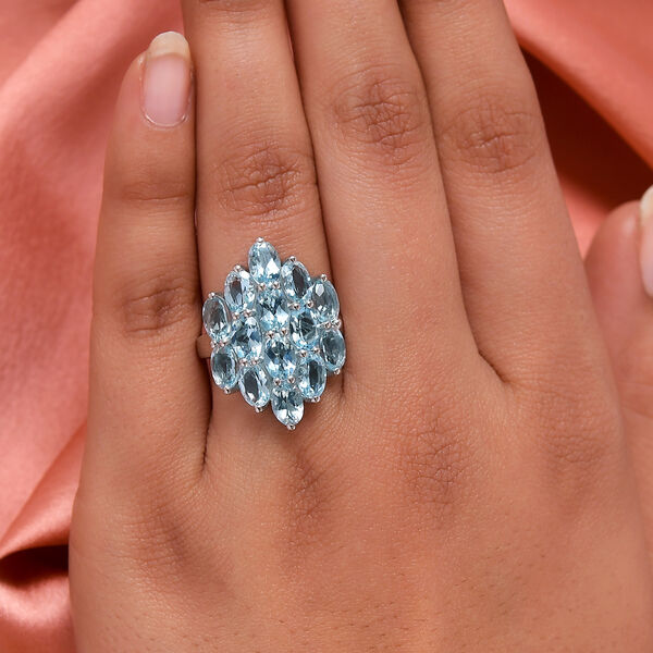 Espirito Santo Aquamarin-Ring, ca. 5,47 ct image number 3