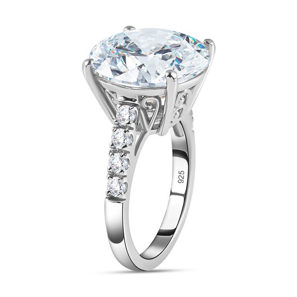 Moissanit Ring - 11,2 ct. image number 5